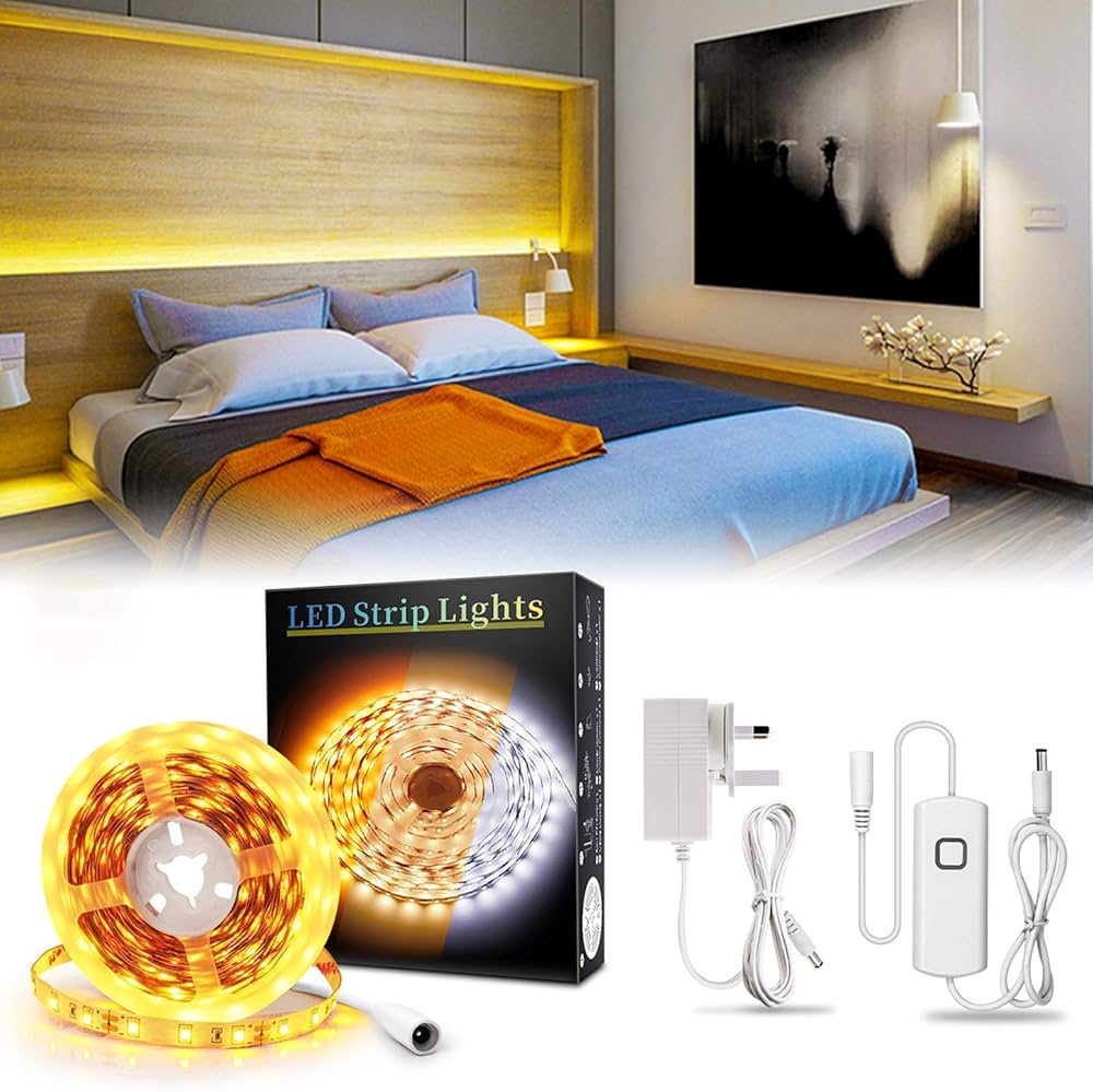 LED Strip Lights – Flexible RGB LED Tape with Remote & USB/Adapter Powered