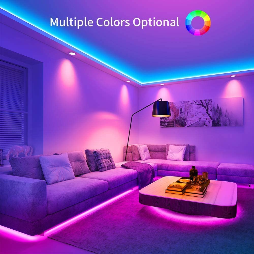 LED Strip Lights – Flexible RGB LED Tape with Remote & USB/Adapter Powered