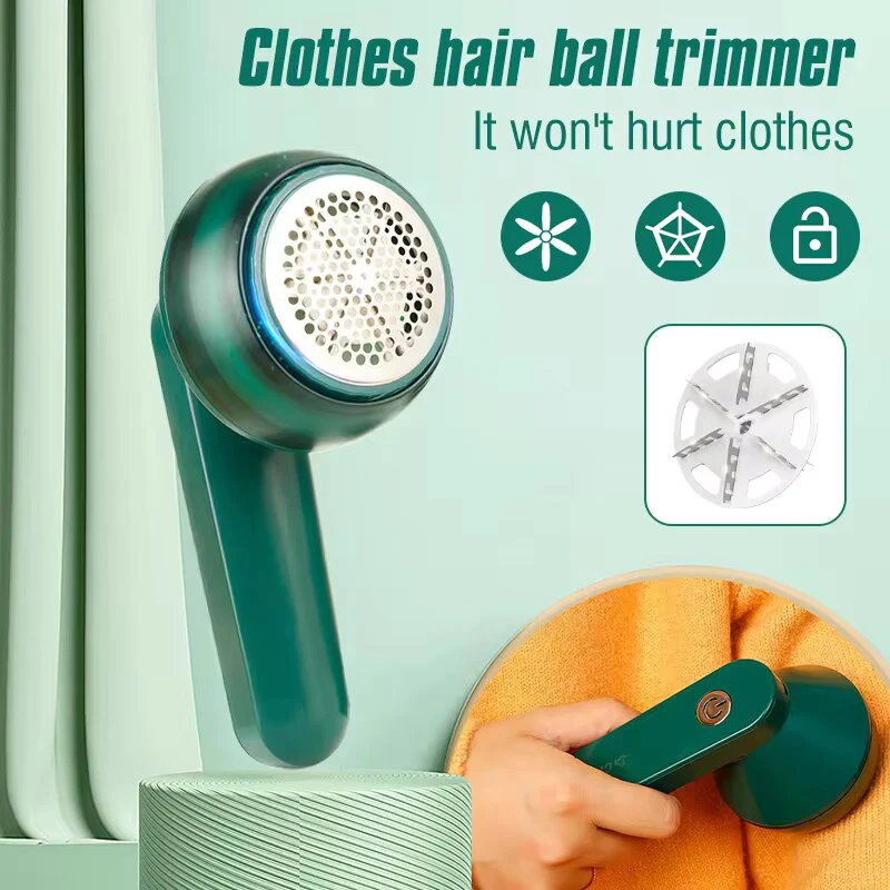 Electric Fabric Lint Remover – Rechargeable Fabric Shaver & Fuzz Cleaner