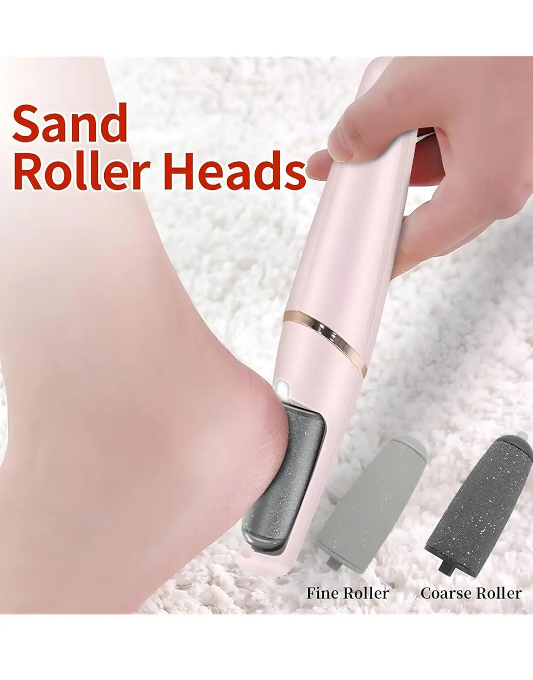 Electric Pedi Foot Filer – Rechargeable Callus & Dead Skin Remover