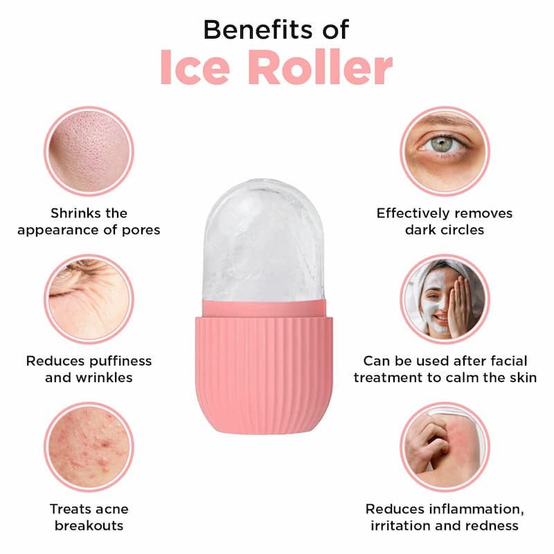 Ice Face Roller – Cooling & Depuffing Beauty Tool