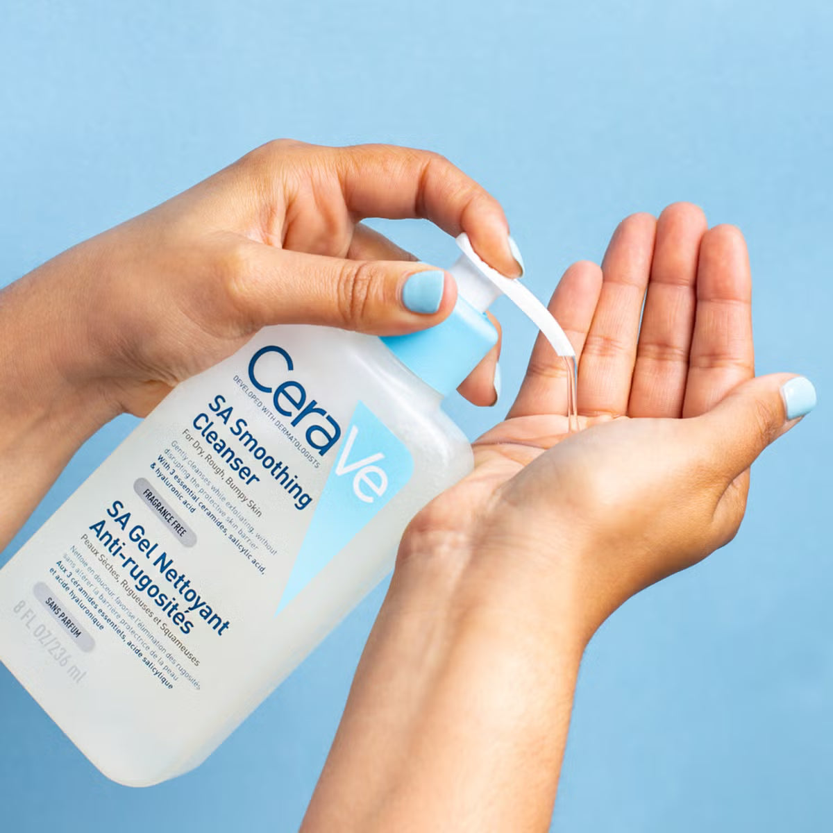 CeraVe Renewing SA Cleanser – Salicylic Acid with Hyaluronic Acid