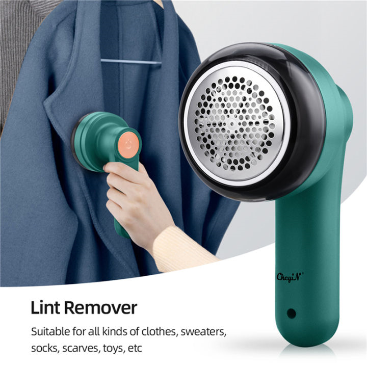 Electric Fabric Lint Remover – Rechargeable Fabric Shaver & Fuzz Cleaner