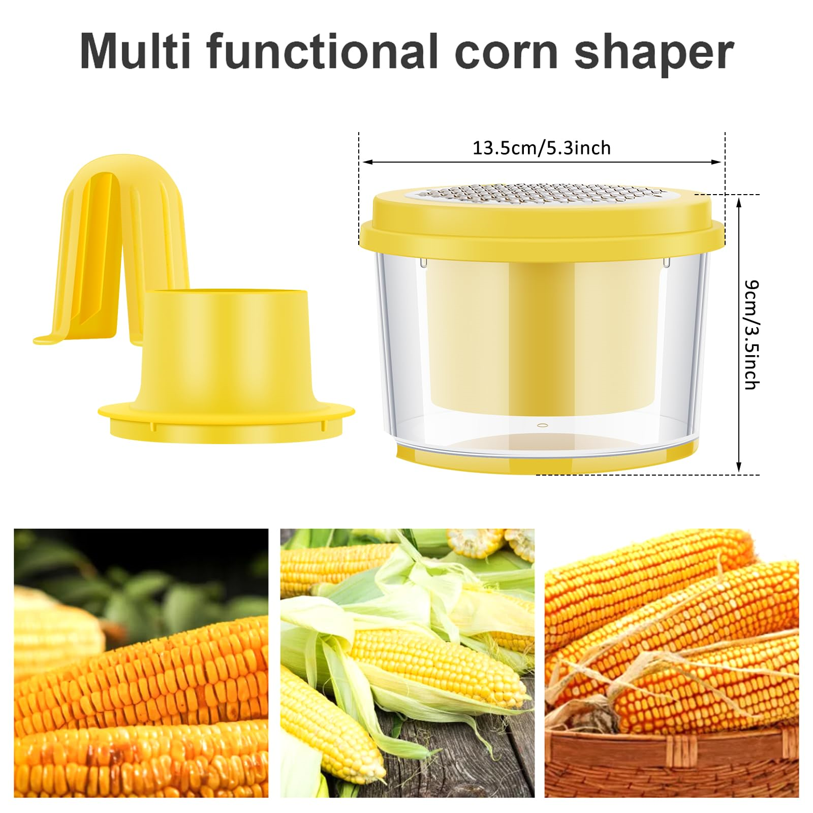 Multifunctional Corn Kernels Peeler – Quick & Safe Corn Stripper
