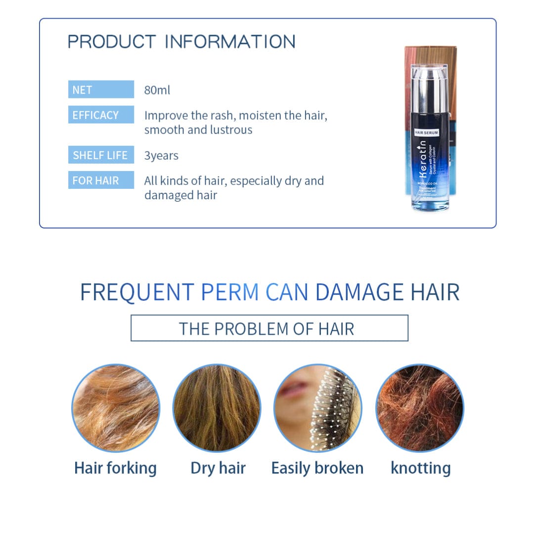 Keratin Nutrition Hair Serum – Moisturizing & Smooth Hair Treatment