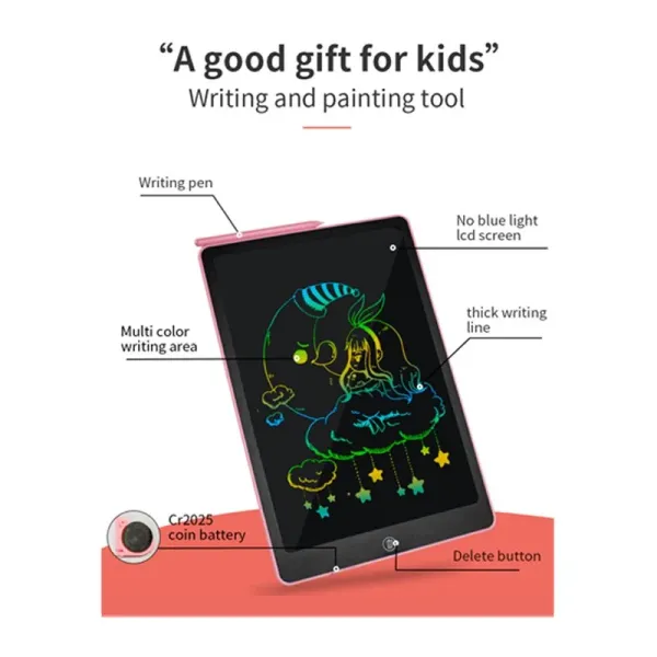 LCD Writing Tablet Pad – Digital Drawing & Note Board