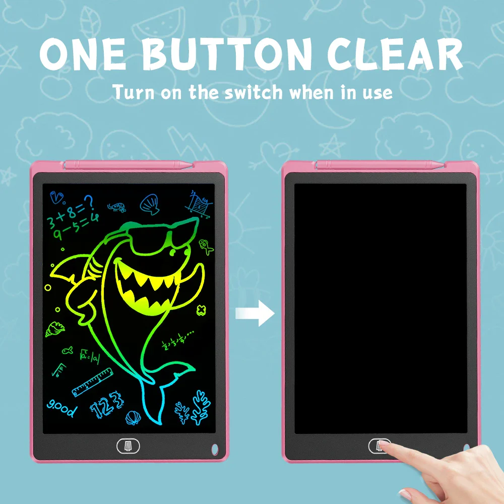 LCD Writing Tablet Pad – Digital Drawing & Note Board